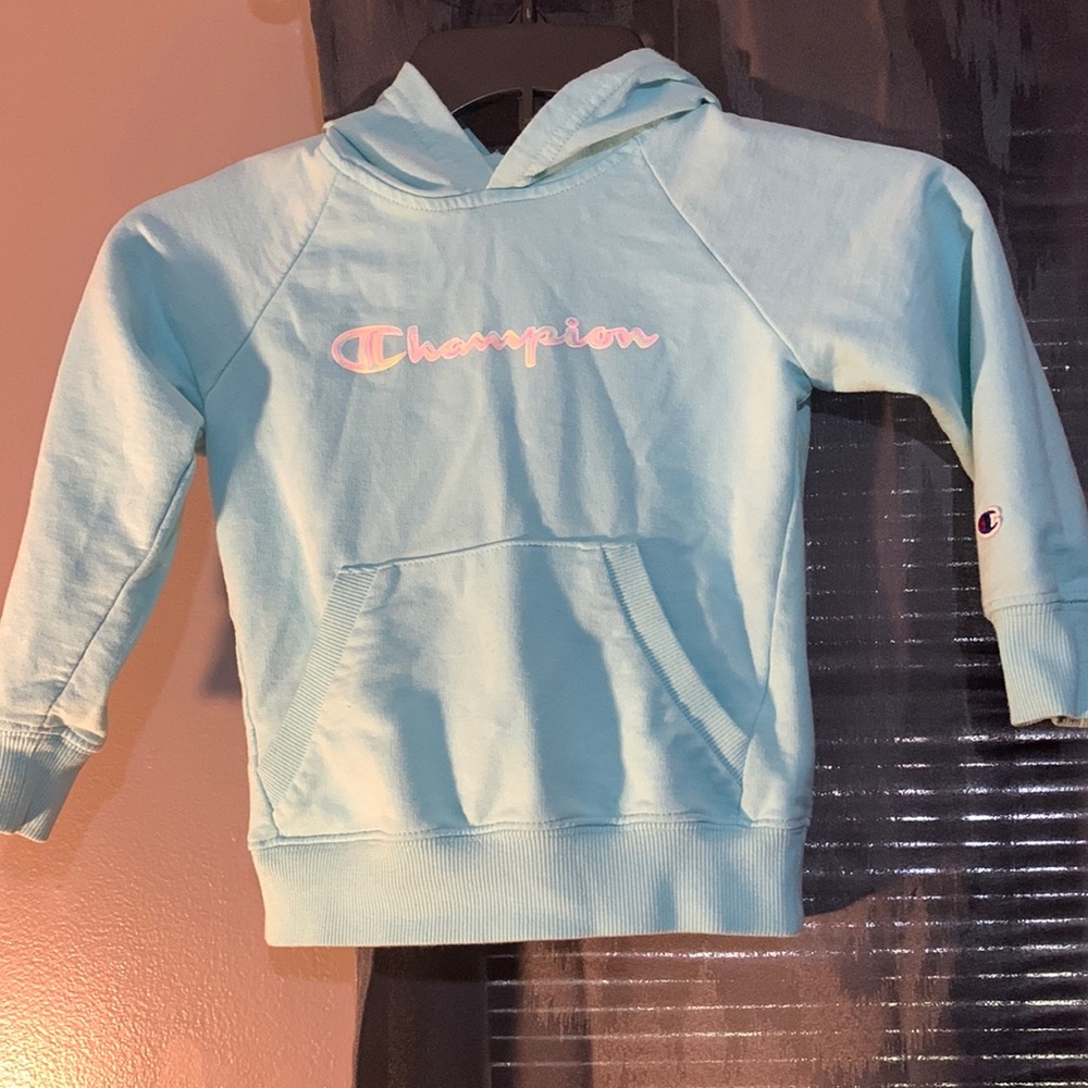Girl’s Teal Champion Hoodie